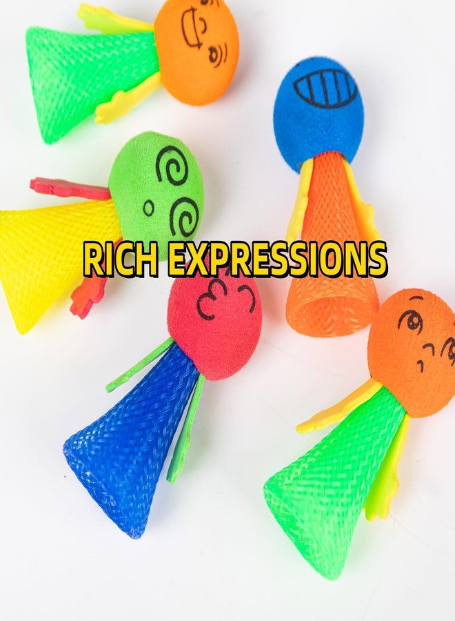 Nbguigdstr 24Pcs Jumping Spring Rockets Launchers Fidget Emoticon Popper Toys for Kids Party Favors,Valentine Day Gifts Birthday Return Gifts,Pinata Goodie Bag Stuffers,Treasure Box Classroom Rewards Prizes - Image 5